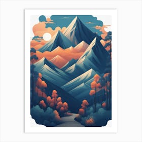 Mountain Landscape 7 Art Print