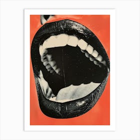 The Mouth Art Print