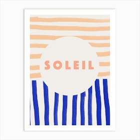 Soleil French Quote Art Print