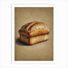 Bread Art Print