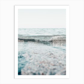 Tales Of The Tides, Santorini Art Print