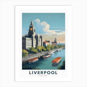 Liverpool England City Art Print