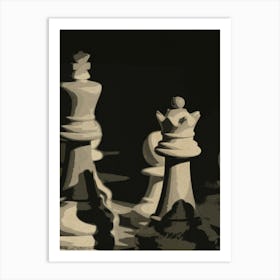 Chess Pieces Affiche