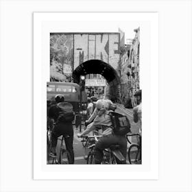 London Street Scene Collage Art Print