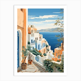 Oia Village Art Print