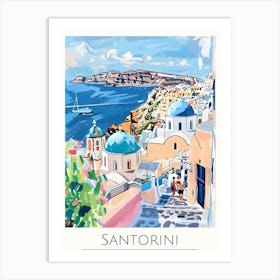 Santorini 1 Art Print