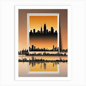 Urban Skyline Art Print (3) Art Print