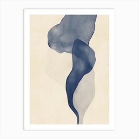 'Blue Smoke' Art Print