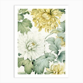 Chrysanthemums 6 Art Print