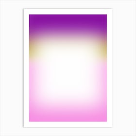 Purple And Gold Abstract Art Print