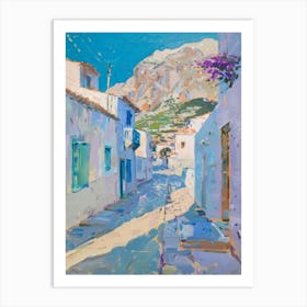 Street In Crete Art Print