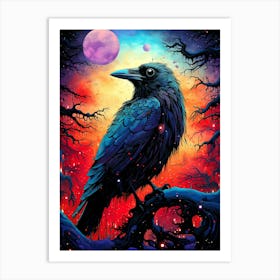 Raven Art Print