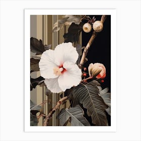 Flower Illustration Camellia 4 Art Print