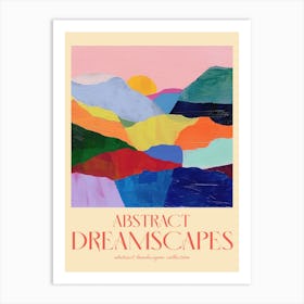 Abstract Dreamscapes Landscape Collection 49 Art Print