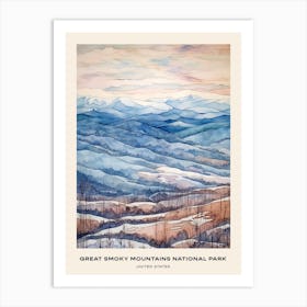 Great Smoky Mountains National Park United States 3 Poster Art Print