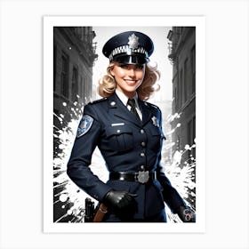 Police Officer Art Print