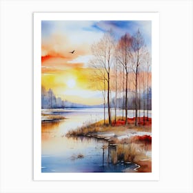 Watercolor Painting 3 Art Print