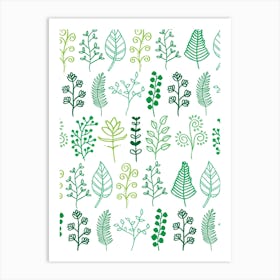 Botanical Green Art Print
