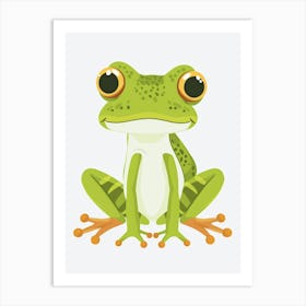 Frog Cartoon Art Print