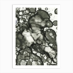 Japanese Abstract Stain Art Art Print