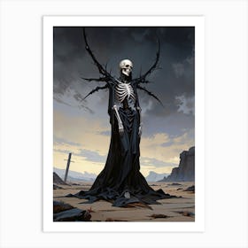 Skeleton 5 Art Print