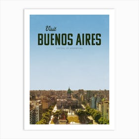 Visit Buenos Aires Art Print