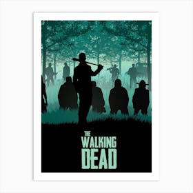 Walking Dead movie 3 Art Print