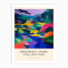 Abstract Park Collection Poster Kenrokuen Garden Kanazawa Japan 2 Art Print