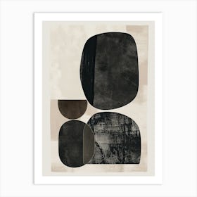 Rimouski Stone Park Bauhaus Minimalist Art Print