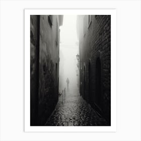 Orvieto, Italy,  Black And White Analogue Photography  3 Art Print