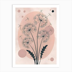 Ephemeral Beauty: Dandelion Seeds as a Symbol of the Passage of Time Art Print