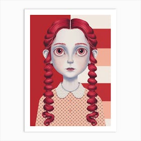 Red Haired Girl 1 Art Print