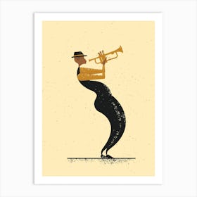 Jazz Player Art Print