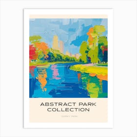 Abstract Park Collection Poster Gorky Park Moscow Russia 3 Art Print