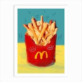 Mc Fries Art Print