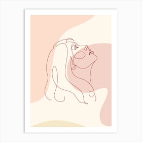 Portrait Of A Woman.3 Art Print