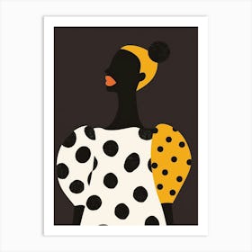 Polka Dot Print Art Print