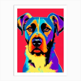 Gordon Setter Andy Warhol Style Dog Art Print