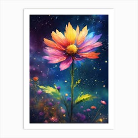 Flower art 1 Art Print