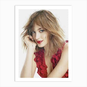 Dakota Johnson Celebrity Art Print