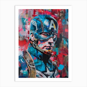 Captain America 9 Art Print