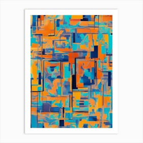 Abstract Painting 828 Art Print