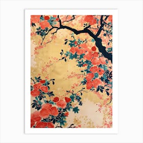 Great Japan  Hokusai Botanical Japanese 6 Art Print