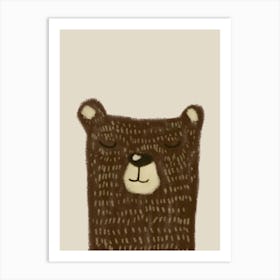 The Brown Bear Art Print