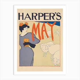 Harper S May , Edward Penfield Art Print