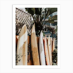 Surfboards 1 Art Print