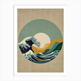 Great Wave Off Kanagawa 33 Art Print