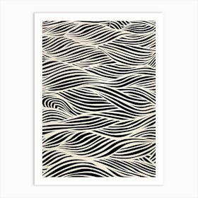 Wavy Lines Art Print