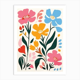 Floral Painting 4 Art Print