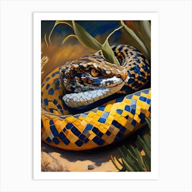 Hognose Snake Painting Art Print